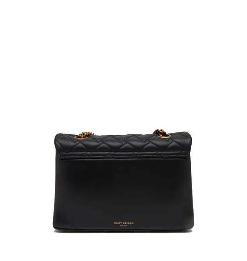 Black Leather Kensington Eye Bag