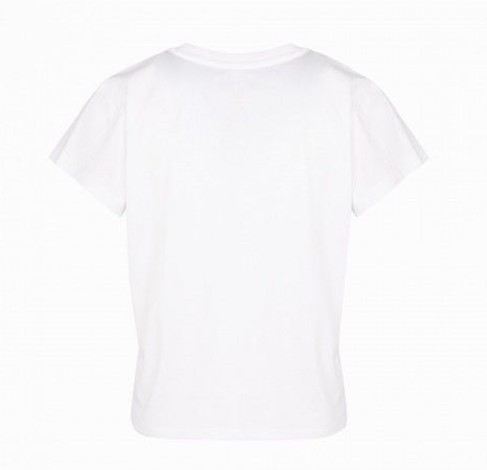 Logo Strass White T-Shirt