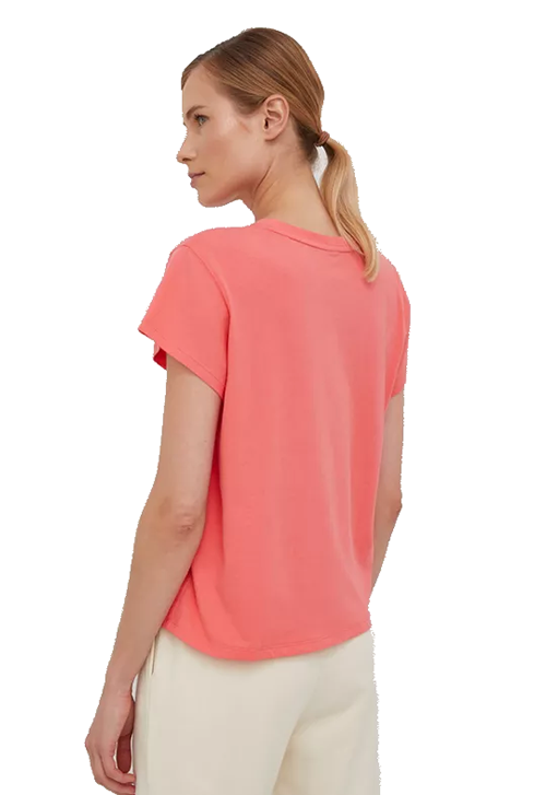 Logo Strass Pink T-Shirt