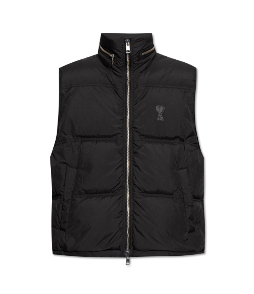 Sleeveless Black Down Water Repellent Jacket