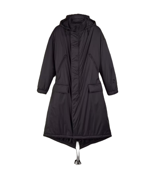 Padded HD Black Parka