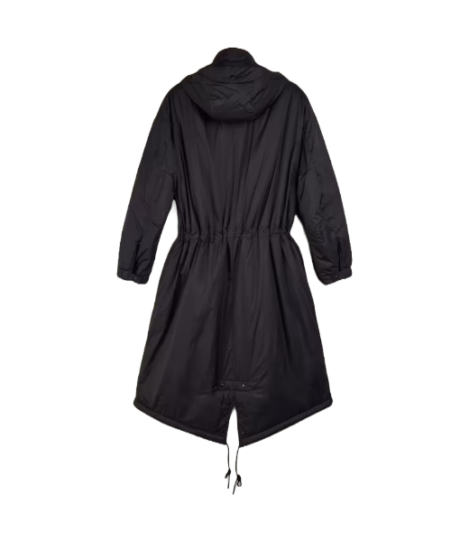 Padded HD Black Parka