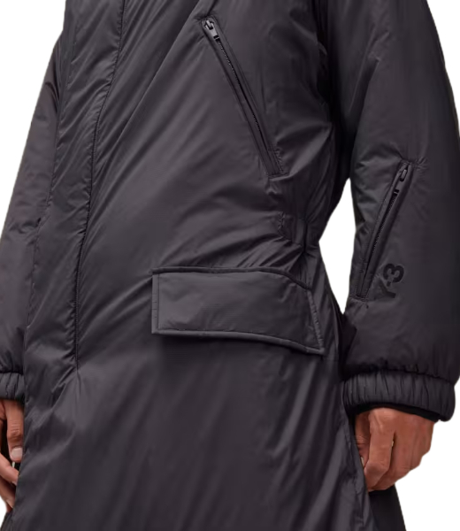 Padded HD Black Parka