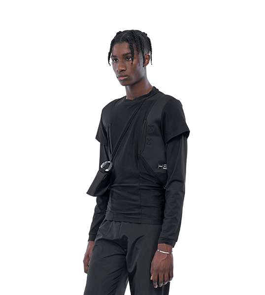 HELIOT EMIL LONG SLEEVE COMPRESSION SHIRT W.POCKETS