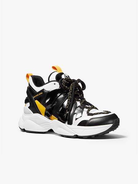 MICHAEL MICHAEL KORS HERO BLACK/OPTIC WHITE TRAINER