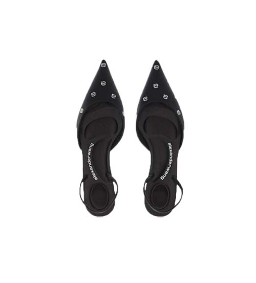 Delphine 65 Slingback Mule In Crystal Satin