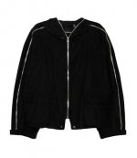 Black Parachute Layered Hood Jumper