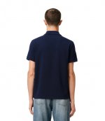Navy Cotton Ami De Coeur Polo Shirt