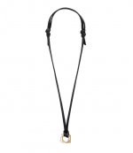 Gold Brass Dune Square Necklace