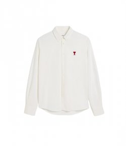 Classic Fit Ami De Coeur Natural White Shirt