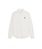 Classic Fit Ami De Coeur Natural White Shirt