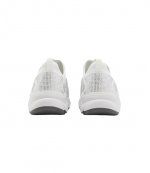 Sami White Rhinestones Zip Trainer