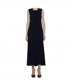 Midnight Blue Sleeveless Long Swing Dress