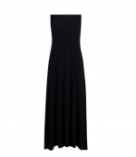 Midnight Blue Sleeveless Long Swing Dress