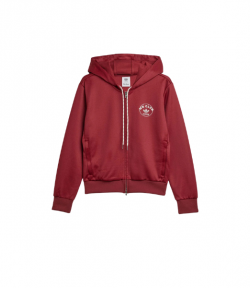 WB Burgundy Track Hoodie