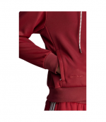 WB Burgundy Track Hoodie