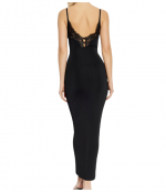 Black Knit Maxi Dress