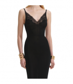 Black Knit Maxi Dress