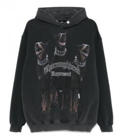 Vintage Black Thoroughbred Hoodie