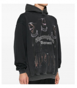Vintage Black Thoroughbred Hoodie