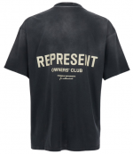Aged Black Represent Owners Club Jersey T-shirt