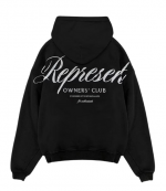 Black Represent Owners Club Script Hoodie