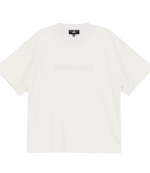 Concrete Embroidered Cotton Serif Logo T-shirt