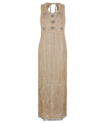 Light Gold Robe Long Dress