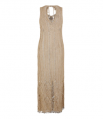 Light Gold Robe Long Dress