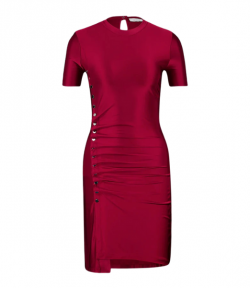 Ruby Red Robe Short Dress