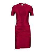 Ruby Red Robe Short Dress