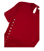 Ruby Red Robe Short Dress