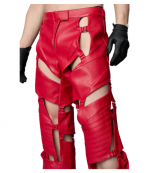 Red Biker Floating Pants