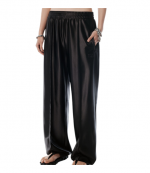 Relaxed Black Trackpant