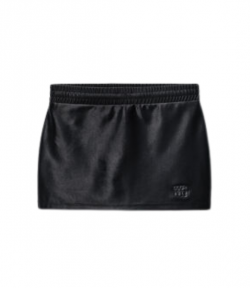Mini Black Skort