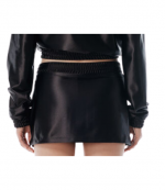 Mini Black Skort