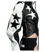 Black/White Celebrity Croset Jacket