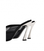 Black Mesh Fang 95 Mules