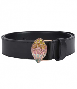 Black Leather Kensington 38 Belt