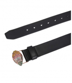 Black Leather Kensington 38 Belt