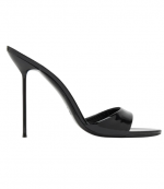 Black Patent Leather Lidia Mule