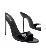 Black Patent Leather Lidia Mule
