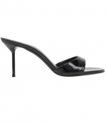 Black Patent Leather Lidia Mule 70