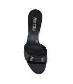 Black Patent Leather Lidia Mule 70