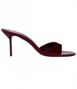 Rouge Noir Nappa Leather Lidia Mule 70