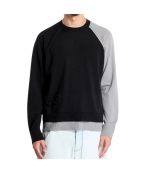Black U Logo Knit Crewneck