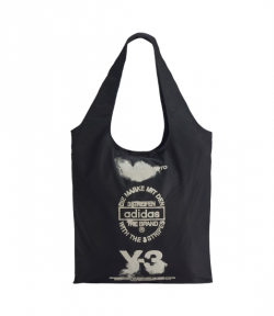 Black Y-3 Merch Tote Bag