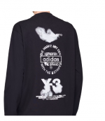 Black Y-3 Gfx Longsleeve Tee