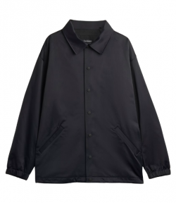Black Gfx Coach Jacket