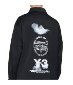 Black Gfx Coach Jacket